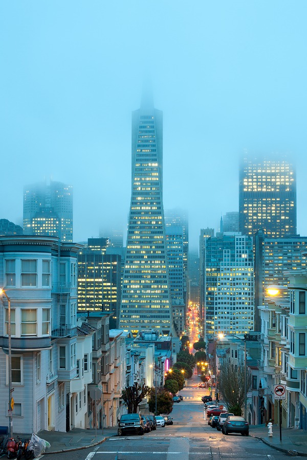 Skyline Of Financial District