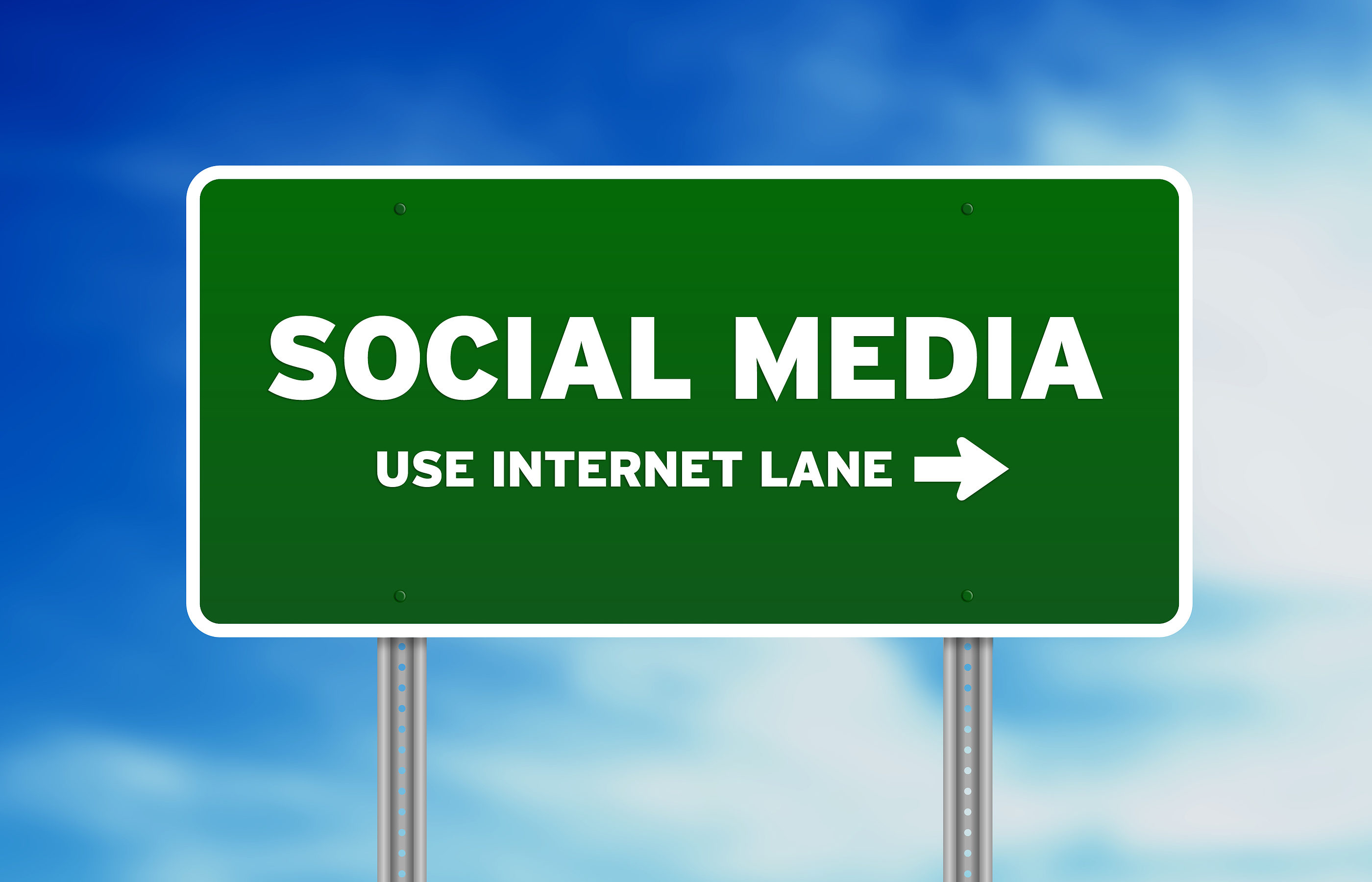 Social Media Street Sign