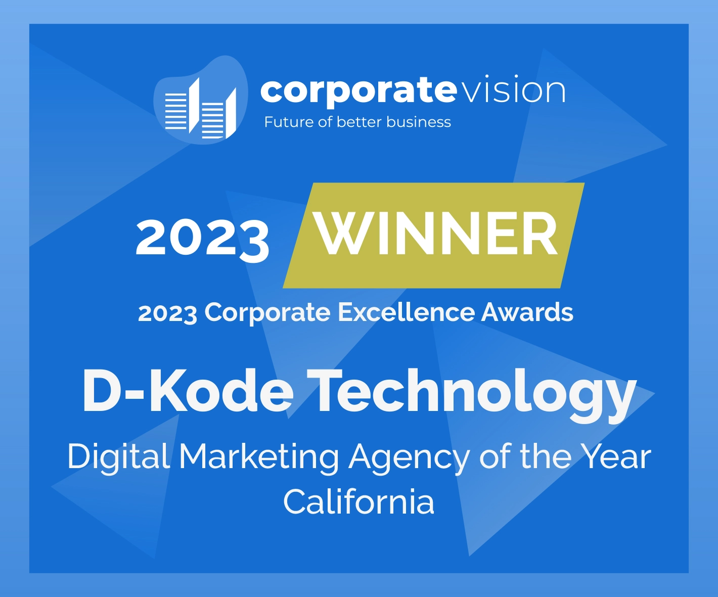 Award for Digital Marketing