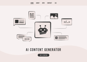 creating content with AI 
