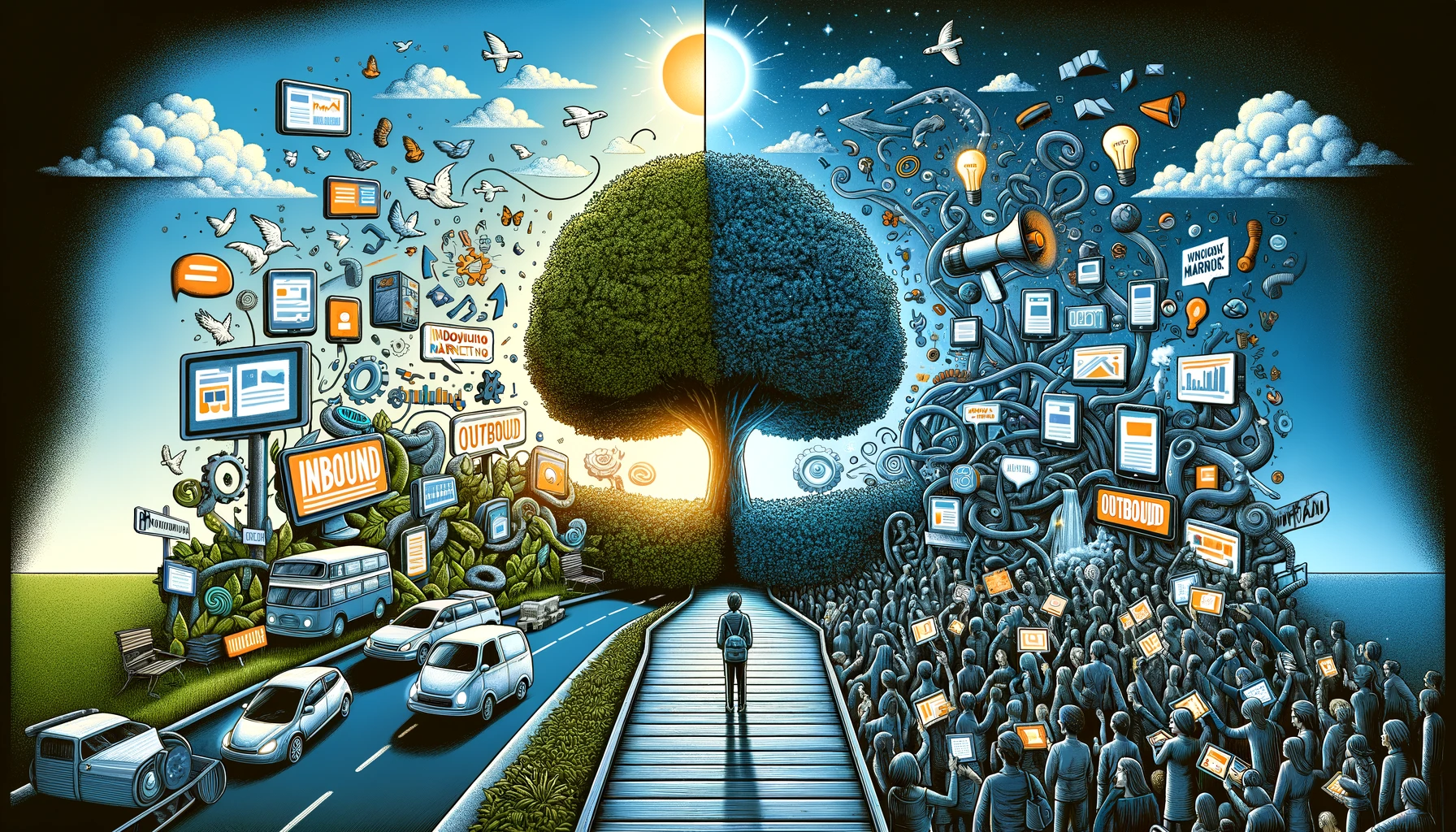 inbound and outbound marketing