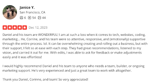 Bay Area Website Designer